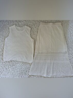 Summer Tank Top & Skirt Set